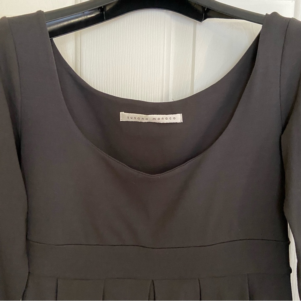 Susana Monaco Scoopneck 3/4 Sleeve Dress